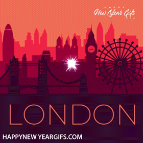 Happy New Year London Gif