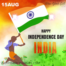 Happy 15th August Gif Happy India Independence Day Gif