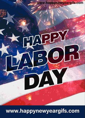 Animated Happy Labor Day Gif Usa Fireworks