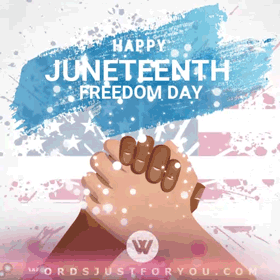 Happy Juneteenth Freedom Day Gif download free