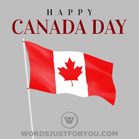 Happy Canada Day Flag Gif