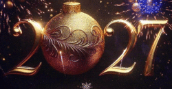 happynewyeargifs2027, happy new year gif, happy new year, 2027, new year gif 2027, new year wishes 2027, fireworks new year gif, Gold 2027 Happy New Year Gif