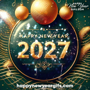 free new year gifs, Happy New Year 2027 Images Gif