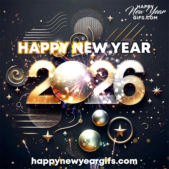 New Year Gif 2026, Happy New Year GIF